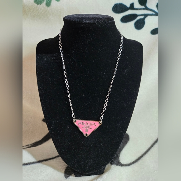 💯 Authentic Upcycled Prada Necklace - Picture 7 of 8